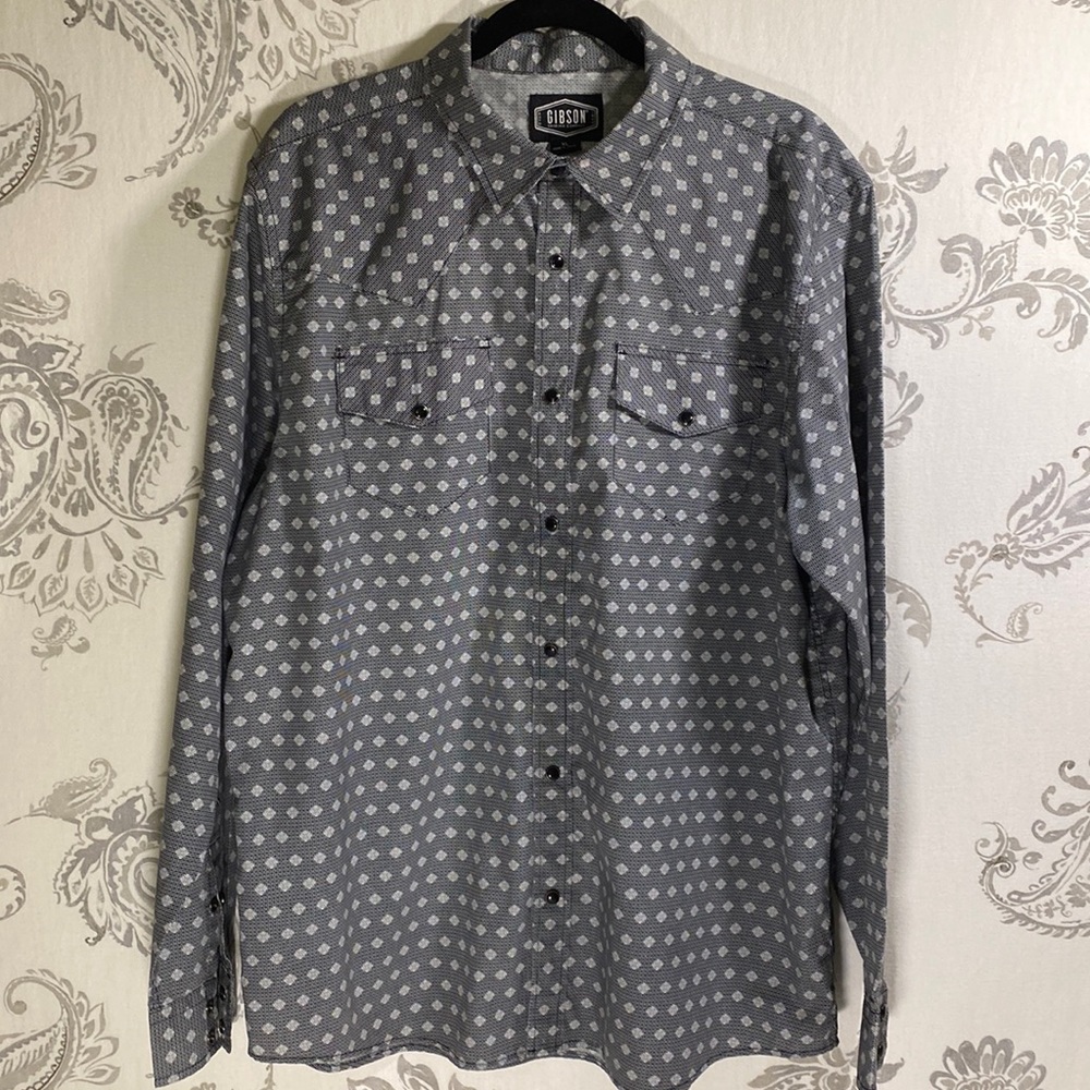 GIBSON Western Cowboy Pearl
Snap Button‎ down long sleeve